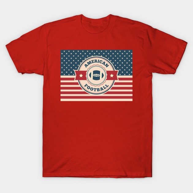 America Football T-Shirt by ahmad211